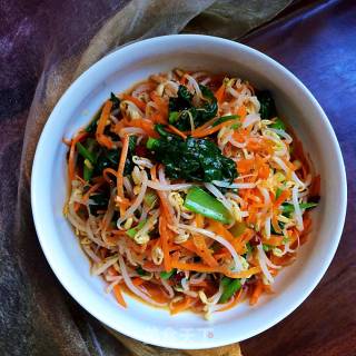Carrot and Bean Sprouts recipe