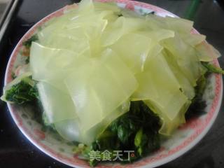 【spinach Mixed with Noodles】 recipe