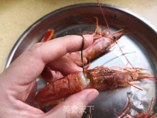 Fried Prawns with Wild Garlic recipe