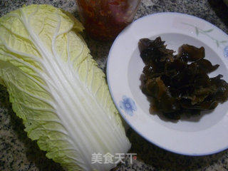 Stir-fried Black and White Vegetables recipe
