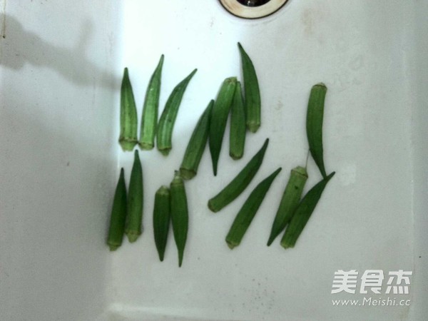 Okra with Dipping Sauce recipe