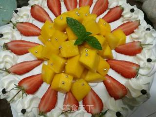 Fruit Pie Birthday Cake recipe