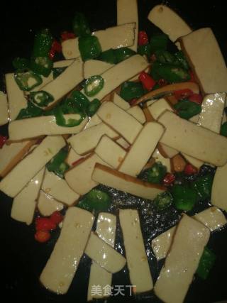 Stir-fried Tofu with Lettuce recipe