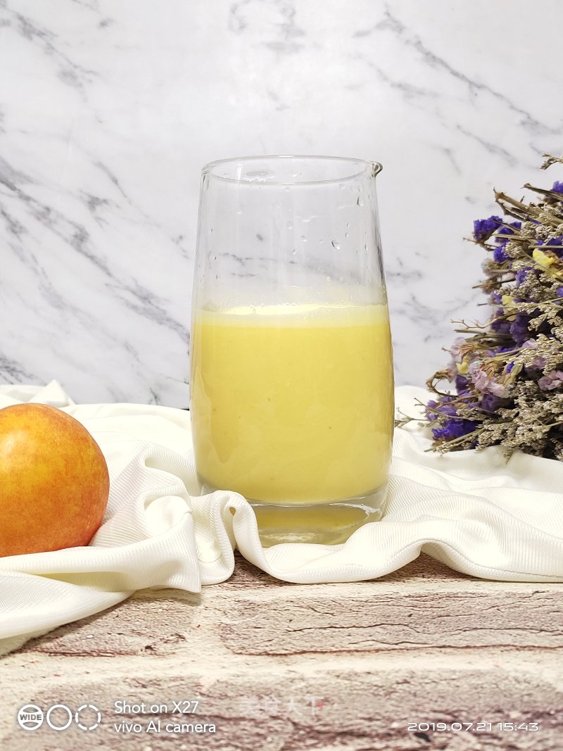 Sour Cream Peach Juice recipe