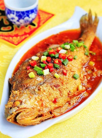 Grilled Yellow Croaker with Glutinous Rice