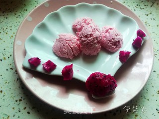 Fruit One by One Red Dragon Fruit Ice Cream recipe