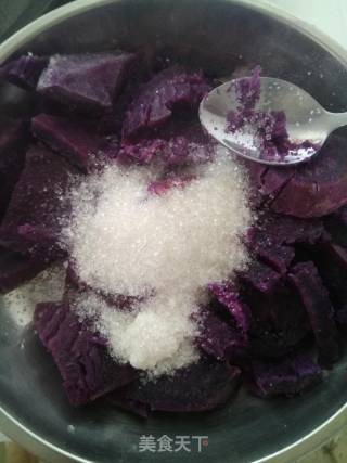Tiger Skin Paste (purple Sweet Potato Cake File Version) recipe