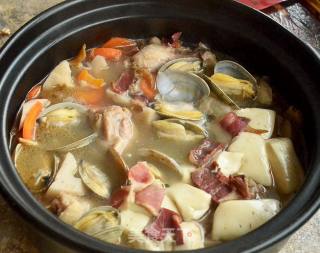 Tofu Soup with Ham and Shellfish recipe