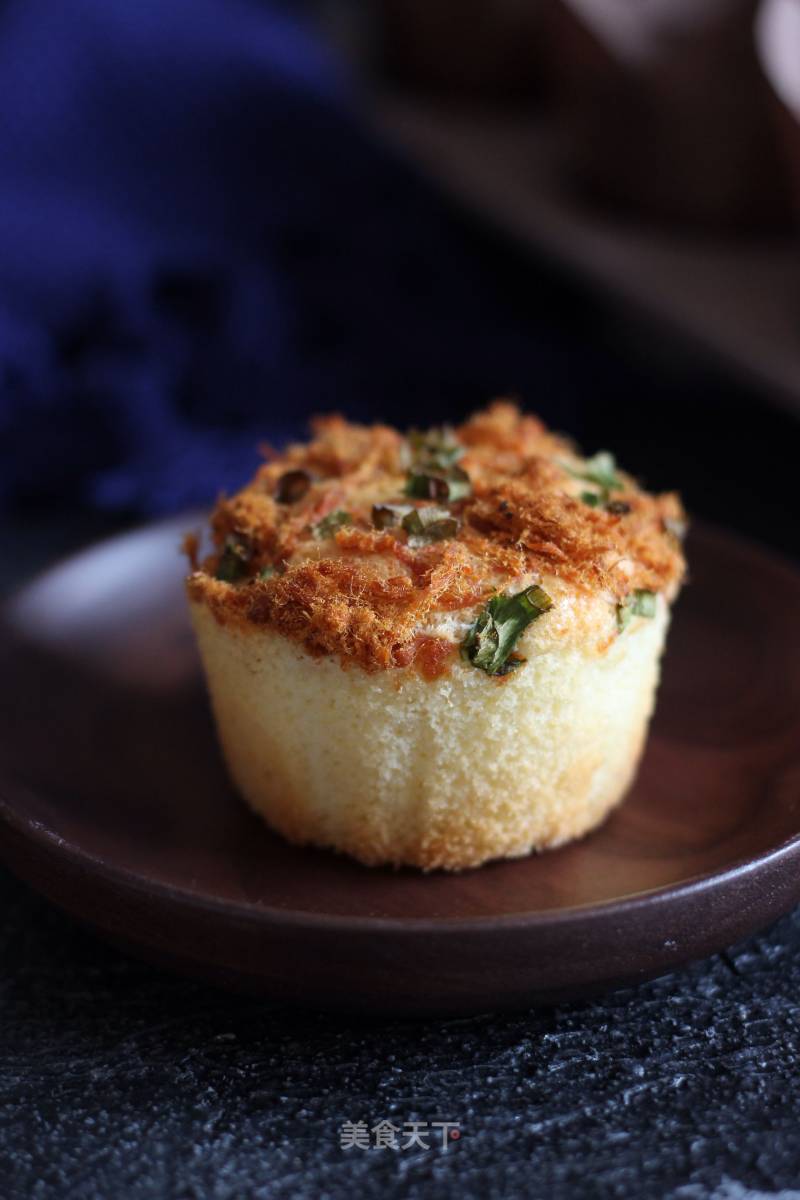 Chive Pork Floss Cake recipe