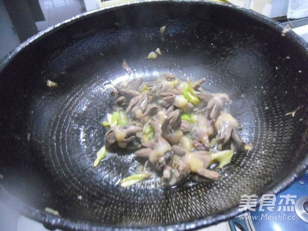 Celery Chicken Hearts recipe