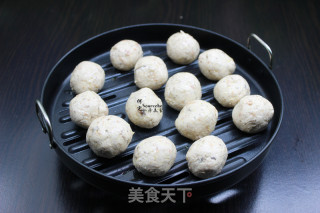 Crispy Mushroom and Lotus Root Meatballs (no Deep Fried) recipe