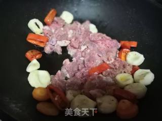 Beef Stewed with Tomatoes and Horseshoe recipe