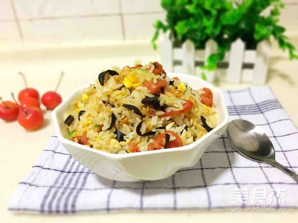 Fried Rice with Diced Egg recipe