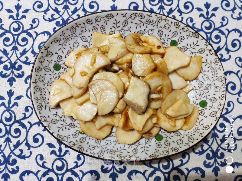 Pleurotus Eryngii in Oyster Sauce recipe