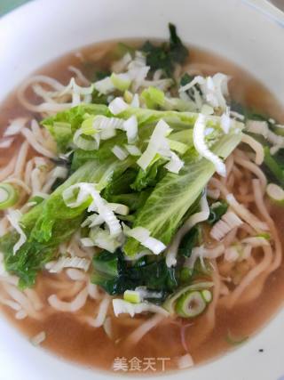 Hot Vegetable Noodle Soup recipe