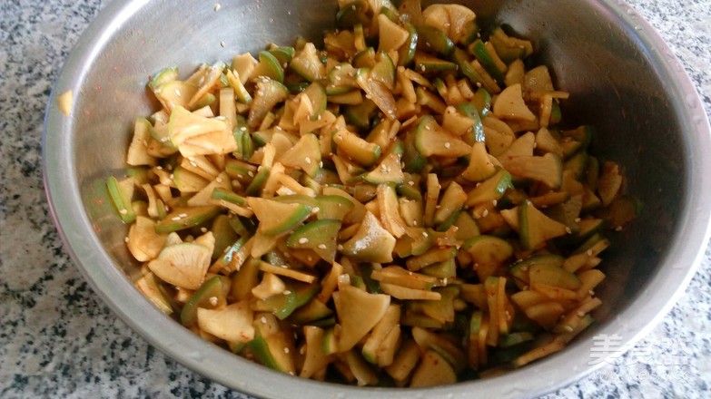 Mixed Green Radish recipe