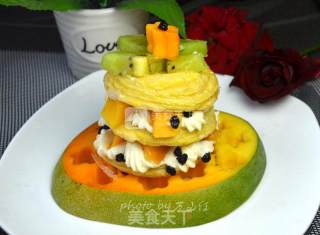 #aca Baking Star Competition #mango Napoleon recipe