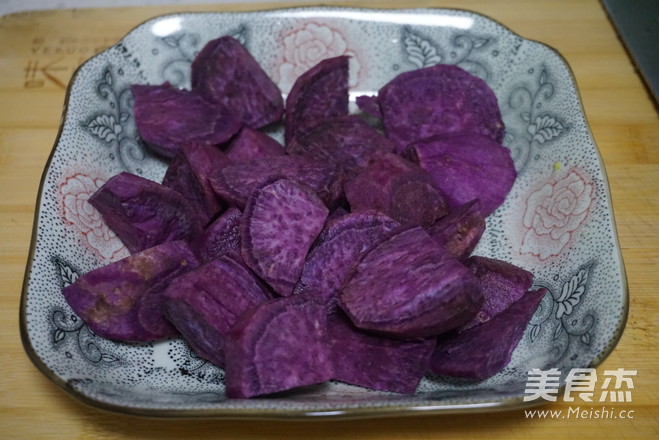 Purple Sweet Potato Crystal Cake recipe