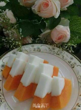 Papaya Coconut Milk Jelly recipe