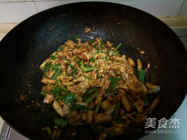 Seafood Green Vegetable Egg Sauce recipe