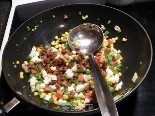 Colorful Egg White Minced Meat recipe