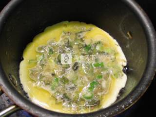 Fried Eggs with Pickles recipe