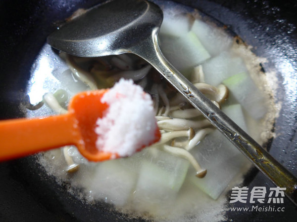 Crab Mushroom and Winter Melon Soup recipe