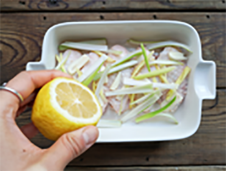 Lemon Griddle Chicken Wings recipe
