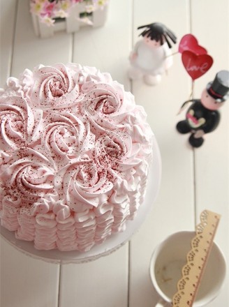 Pink Skirt Sponge Cake