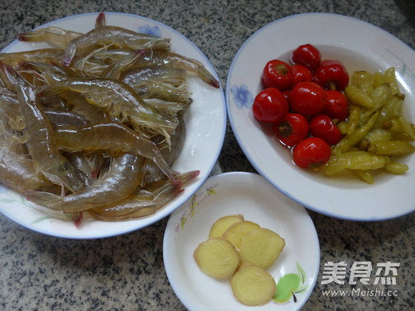 Shrimp with Pickled Peppers recipe