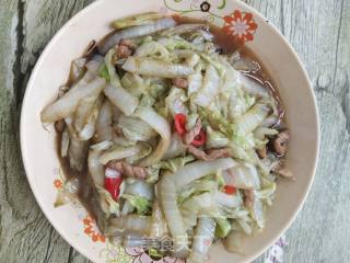 Stir-fried Pork with Chinese Cabbage recipe