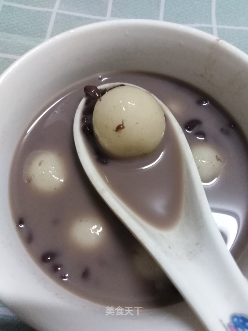 Red Bean Milk Glutinous Rice Balls recipe