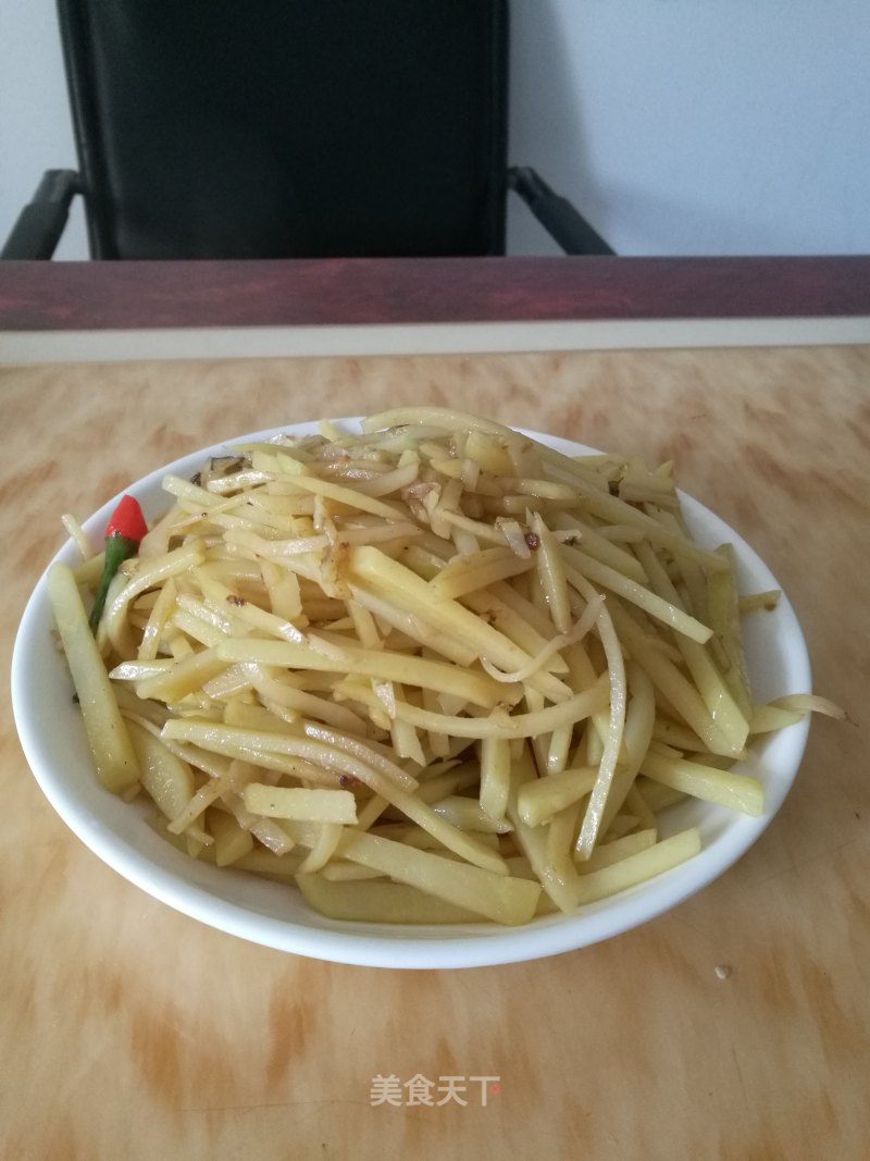 Hot and Sour Potato Shreds recipe