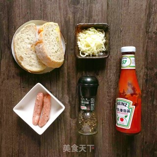 Open Sausage Sandwich recipe