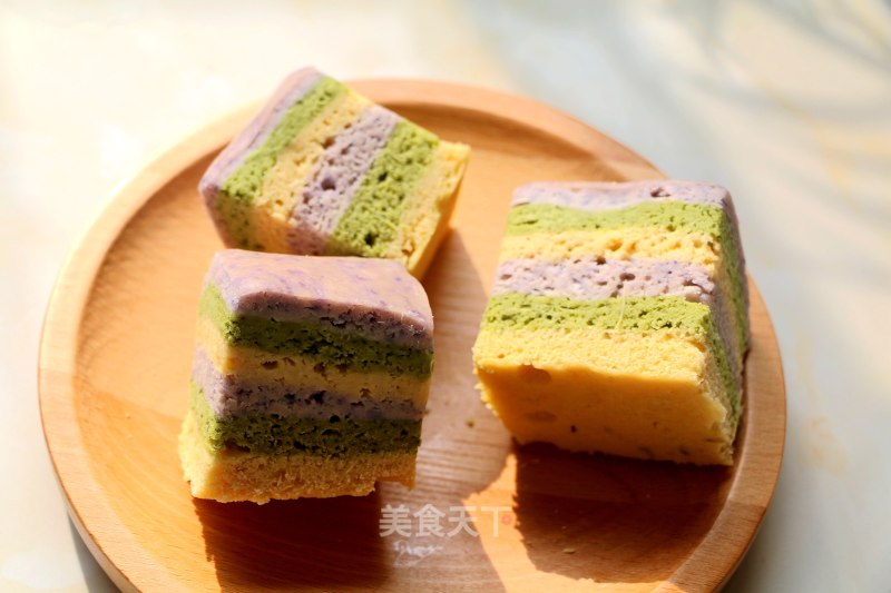 Three-color Hair Cake recipe