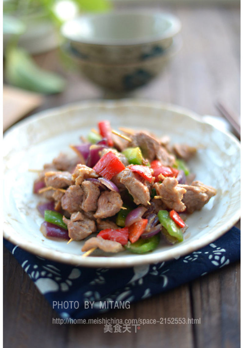 Stir-fried Meat Dishes Give A Barbecue Taste-toothpick Lamb recipe