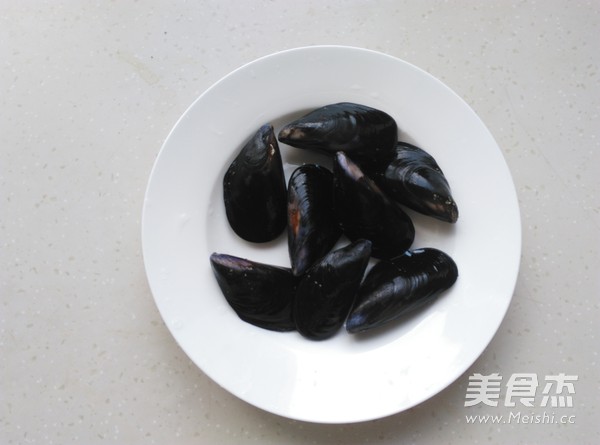 Dry Baked Mussels recipe