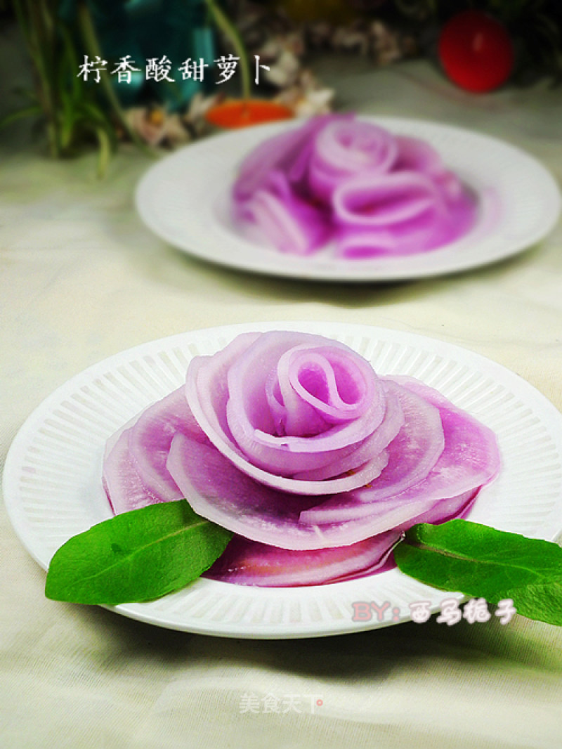Give The Radish A Gorgeous Transformation-lemon Sweet and Sour Radish recipe