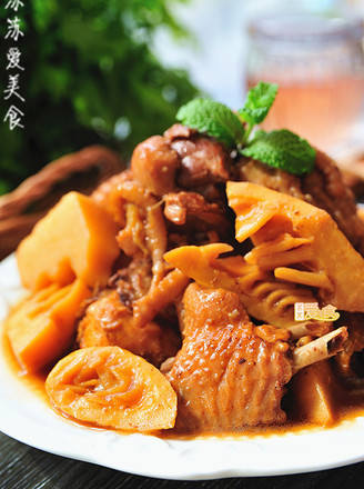 Braised Chicken with Spring Bamboo Shoots