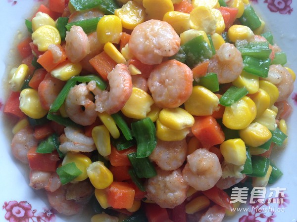 Three-color Shrimp recipe