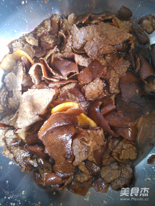 Nine-made Dried Tangerine Peel with Licorice recipe