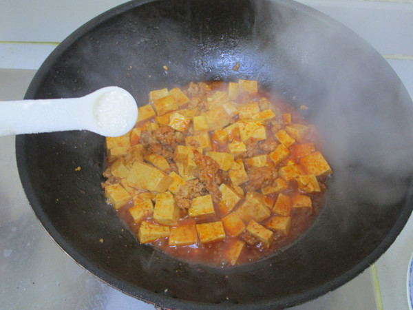 Tofu with Soy Sauce and Minced Pork recipe