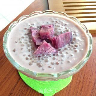 【purple Potato Sago Sauce】 recipe