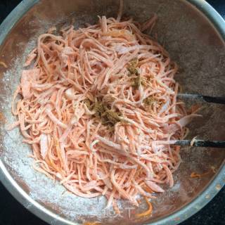 Steamed Shredded Carrots recipe
