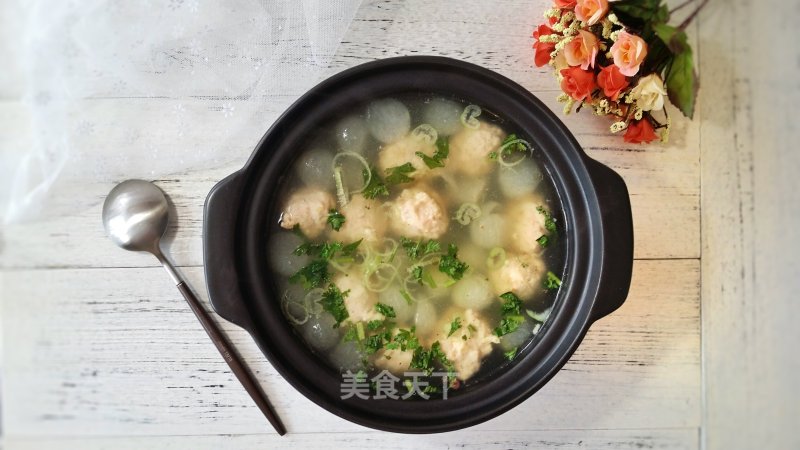 Winter Melon Meatball Soup recipe