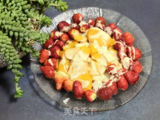 Mango Strawberry Mix Yogurt recipe