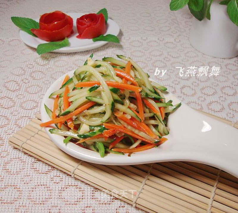 Refreshing Small Cold Dish---------【spicy Mixed Three Silks】 recipe