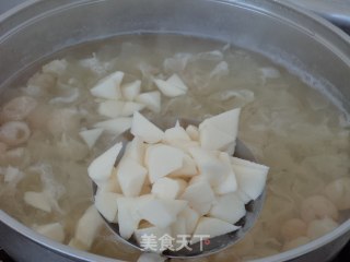 Yam Longan and Tremella Soup recipe