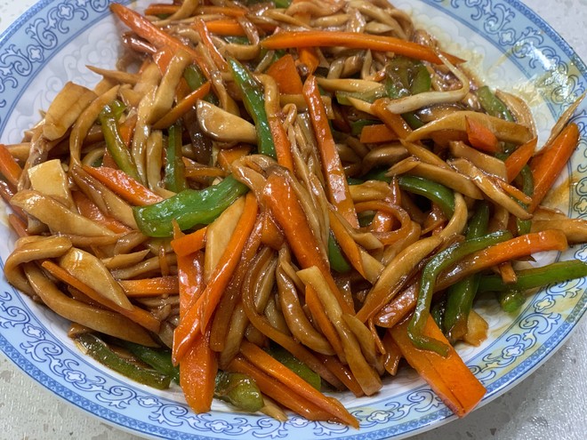 10 Minutes Fast Hand Vegetable Oyster Sauce Eryngii Mushroom recipe