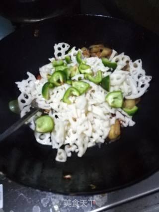 Stewed Eggplant with Lotus Root recipe